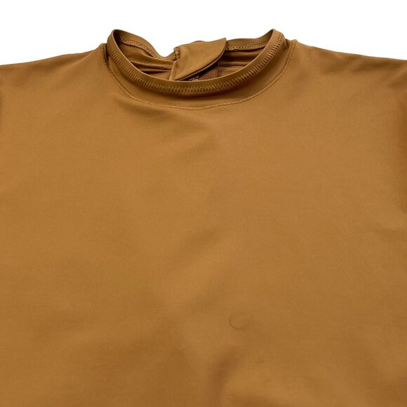 SKIMS Swim Long Sleeve One Piece Almond Large - Picture 5 of 14